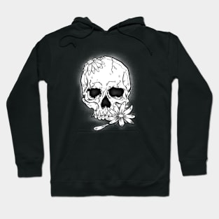 Vintage Floral Skull Hoodie